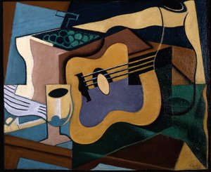 Still Life with Guitar by Juan Gris