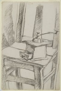 The Coffee Grinder (Le Moulin à Café) by Juan Gris