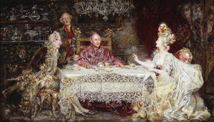 Dinner with the Cardinal by Juan Pablo Salinas Tervel