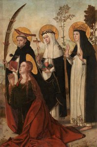 Mary Magdalene, Peter of Verona, Catherine of Siena and Margaret of Hungary