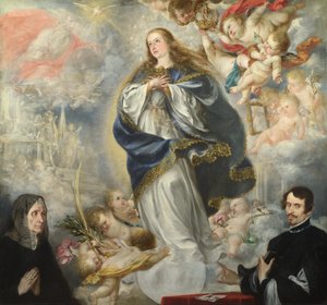 The Immaculate Conception with Two Donors by Juan de Valdes Leal