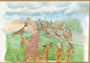 An Early Medieval Hunting Scene
