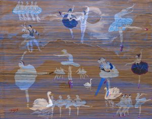 Graceful Ballet Swans