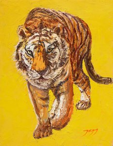 Prowling Tiger by Jukyong Park