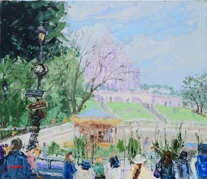 Sacre Coeur Montmartre Carousel by Jukyong Park
