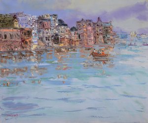 Varanasi River Morning by Jukyong Park