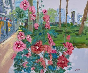 Vibrant City Garden by Jukyong Park