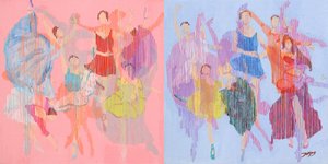 Vibrant Dance Figures