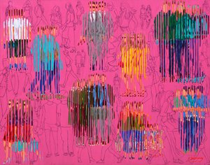 Vibrant Urban Crowd