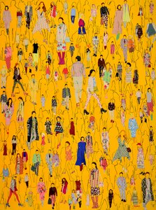 Yellow Fashionable Crowd