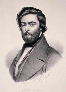 Portrait of Emile Prudent (1817-63) engraved by Marie Alophe (1812-83) by Jules (after) Laure