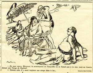 Candide, Satirical in B&W by Jules Abel Faivre