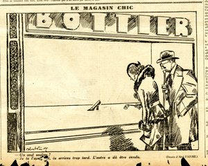 Candide, Satirical in B & W by Jules Abel Faivre