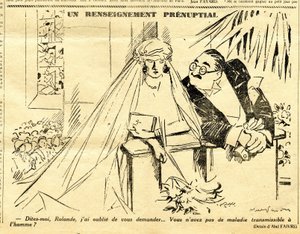 Candide, Satirical in B&W by Jules Abel Faivre