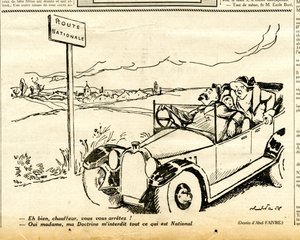 Candide, Satirical in B&W by Jules Abel Faivre
