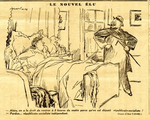 Candide, Satirical in B & W by Jules Abel Faivre