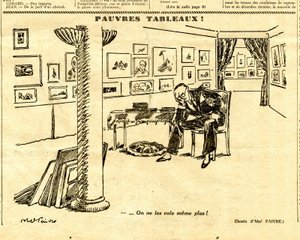 Candide, Satirical in B & W by Jules Abel Faivre