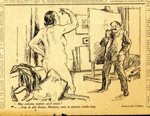Candide, Satirical in B&W by Jules Abel Faivre