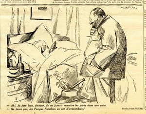 Candide, Satirical in Black & White by Jules Abel Faivre