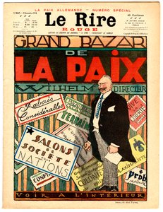 Cover of The Red Laughter, Satirical in Colors by Jules Abel Faivre