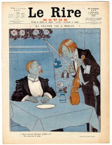 Cover of The Red Laughter, Satirical in Colors by Jules Abel Faivre
