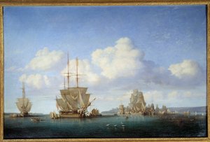 La rade de Brest in 1844
