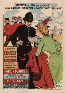 Paris Londres by Jules Alexandre Gruen or Grun