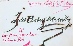 Signature of Jules-Amedee Barbey d