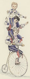 Cycling act by Jules Arsene (after) Garnier