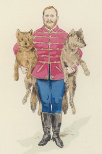 Dog trainer by Jules Arsene (after) Garnier
