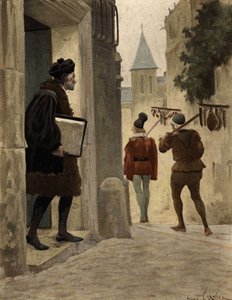 Master Janotus of Bragmardo Leaving the Parisian Home of Gargantua