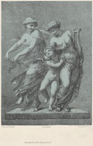 Apollo and the Muses by Jules Boilly after Pierre Paul Prud