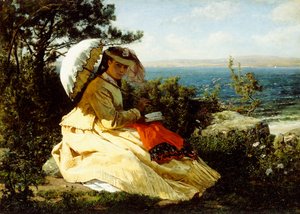 The Woman with the Parasol; Bay of Douarnenez