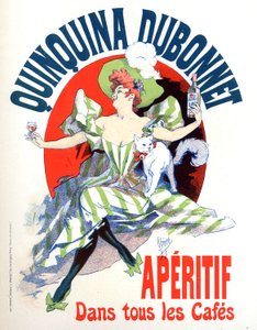 Advertising for Quinquina Dubonnet Aperitif by Jules Cheret