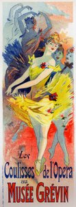 Dancers at the Opera of Paris. Poster by Jules Cheret, France
