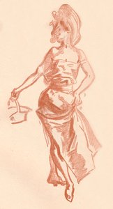 Drawing in Sanguine