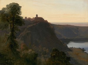 View of Lake Nemi, 1843
