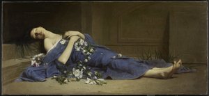 Martyr in the catacombs by Jules Cyrille Cave