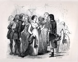 Madame de Stael Questioning Napoleon Bonaparte About the Best Women, from 