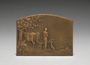 Medallion obverse by Jules Dupré