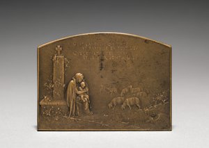 Medallion (reverse) by Jules Dupré