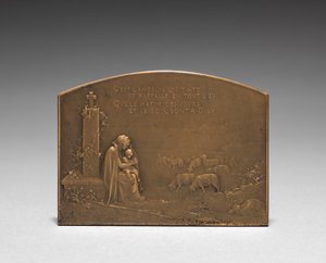 Medallion reverse by Jules Dupré