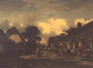 The Road in Front of the Inn