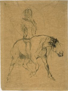Study of a Horse and Rider