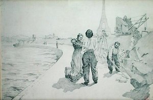 View of the Banks of the Seine, Paris