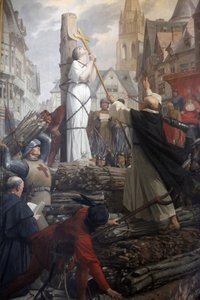 Joan of Arc on the pyre