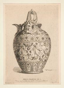 Italian Jug XVI Century by Jules Ferdinand Jacquemart