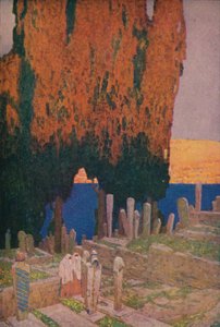 In the Cemetery of Eyub, on the Golden Horn