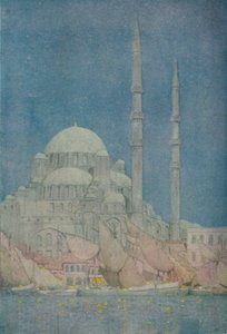 The Mosque of the Yeni-Valide-Jamissi, Constantinople, 1913