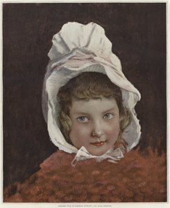 Sketch for a portrait of a child by Jules Joseph Lefebvre